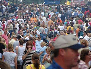 Minnesota State Fair crowds