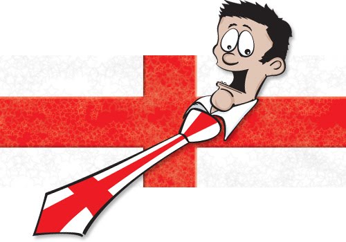Cartoon Dan: England -Footie Related