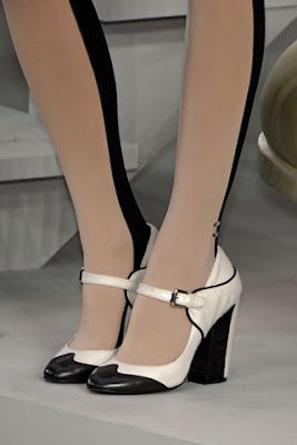 chanel stockings white