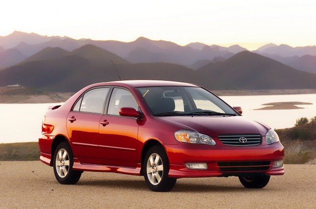 US Toyota Corolla Red Color Pictures Harga Motor Gambar  