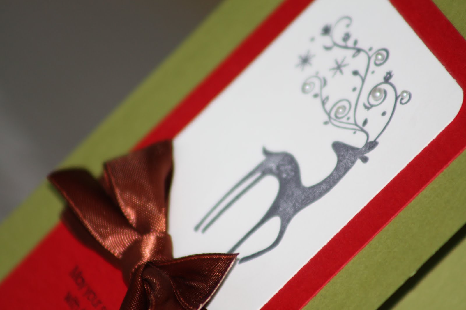 The Pursuit Of Stampin ess Dasher Christmas Card By Stampin Up And Me
