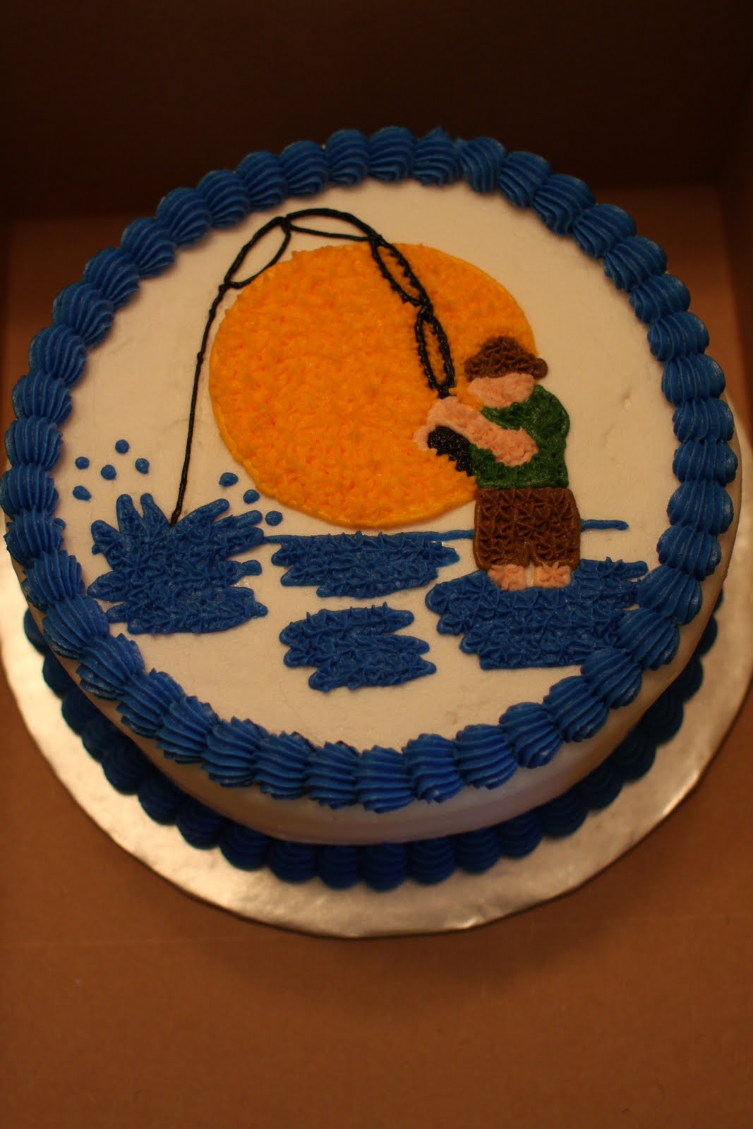 The Buttercream Bakery Fly Fisherman Cake