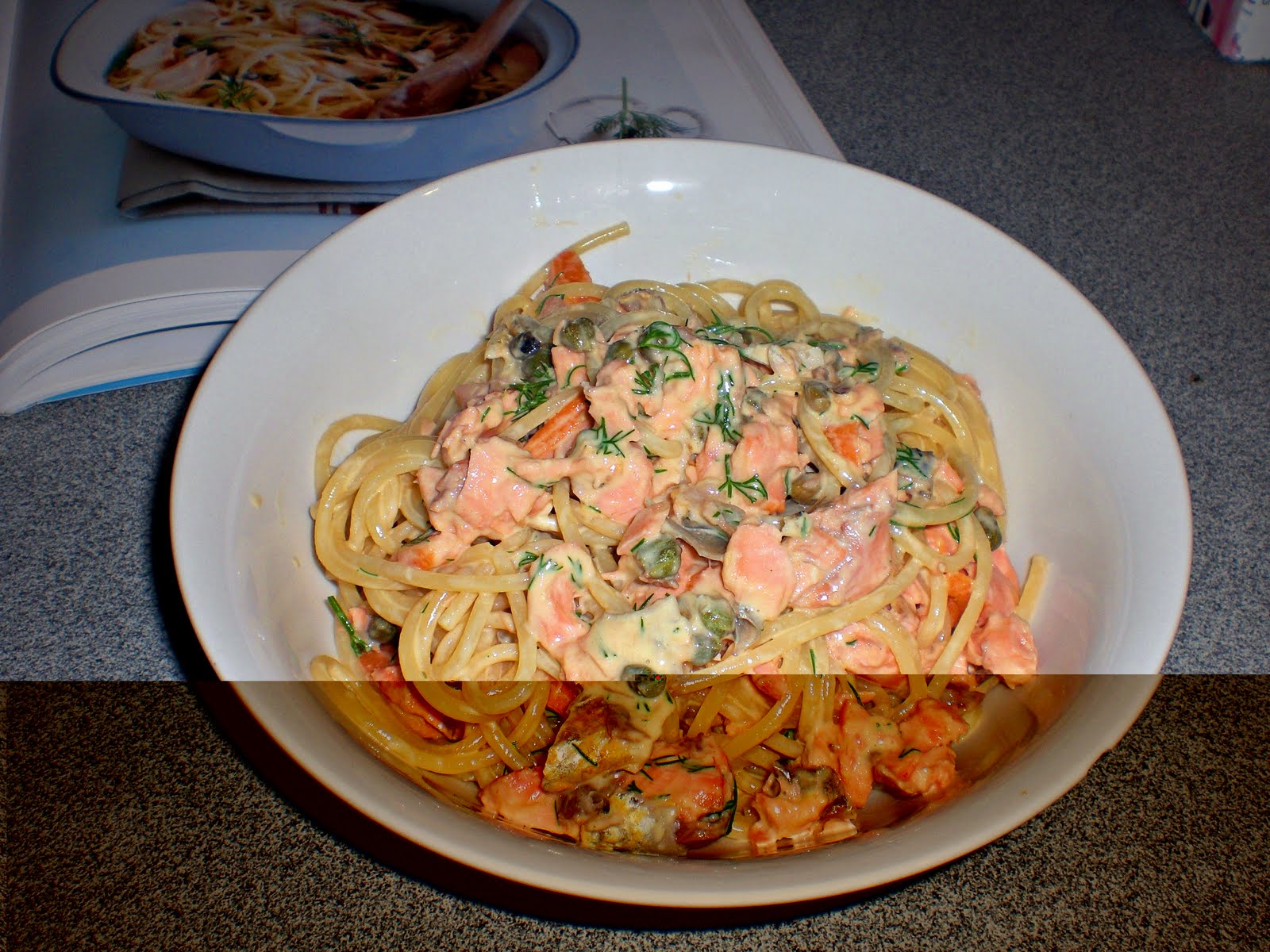 Susan Eats: Lemon Salmon Pasta