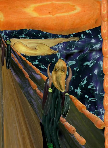 art of painting with vegetables