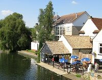 The riverbank in St Neots