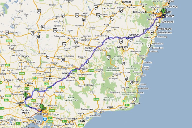 Train Journeys Train Journey From Sydney To Melbourne