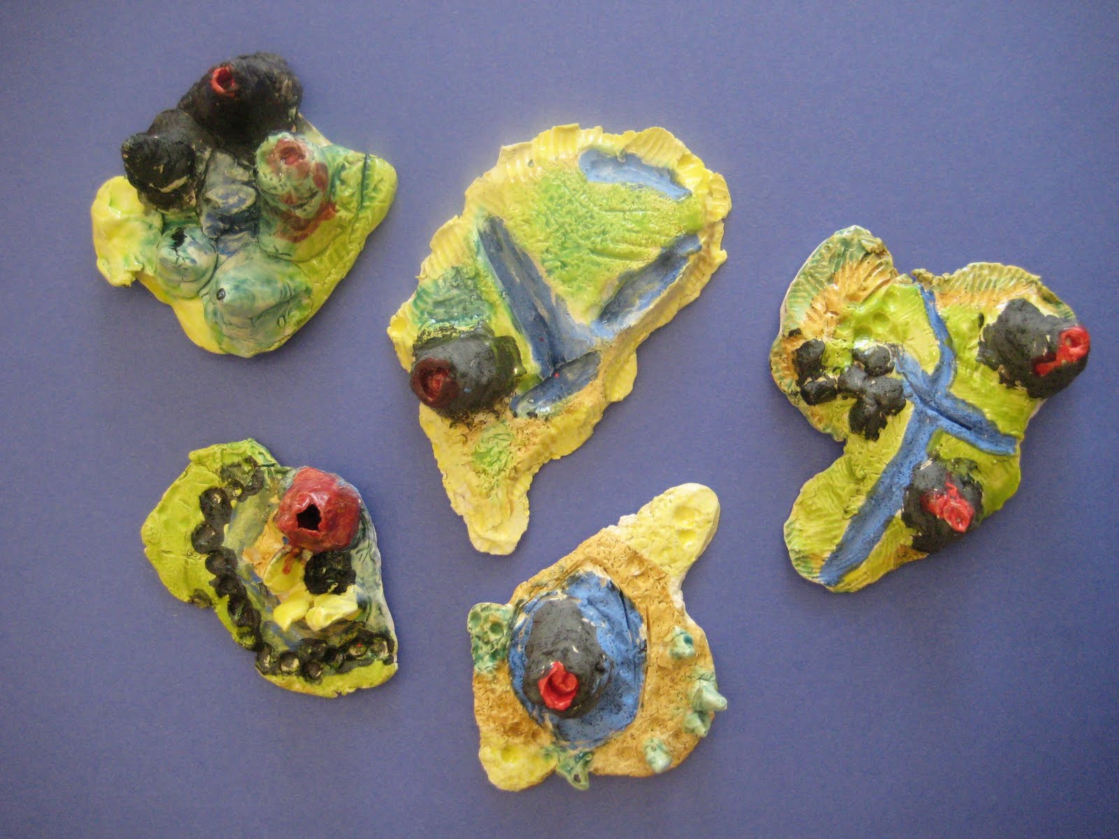 The Lake Forest Louvre Second Grade Clay Islands