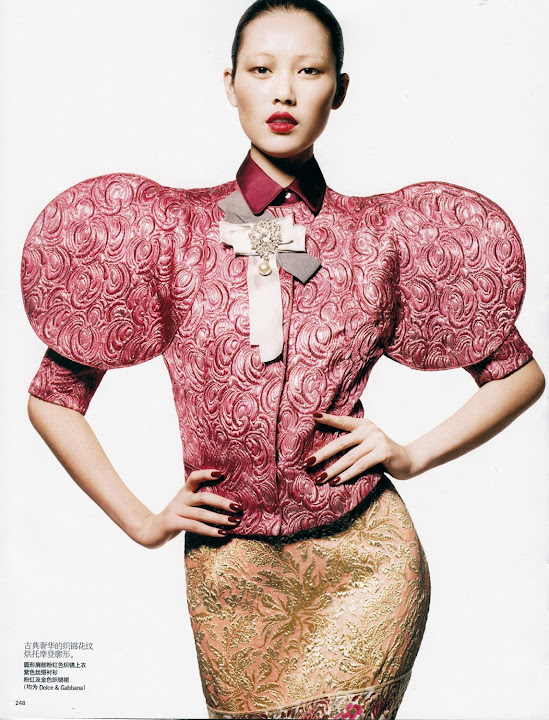 ASIAN MODELS BLOG: Liu Wen Editorial for China Vogue, February 2009