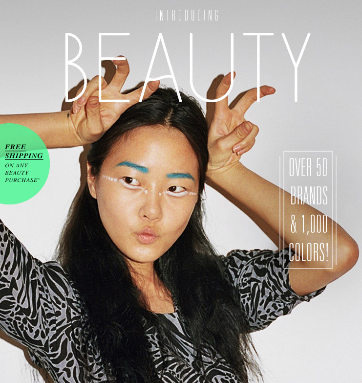 ASIAN MODELS BLOG: Hyoni Kang Ad Campaign for Urban Outfitter Beauty ...