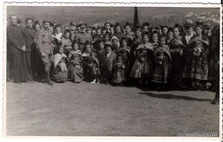 Candelarias en las Eras años 50 en Candelario Salamanca