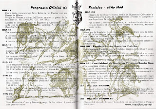 Programa de Fiestas de Candelario Salamanca 1969
