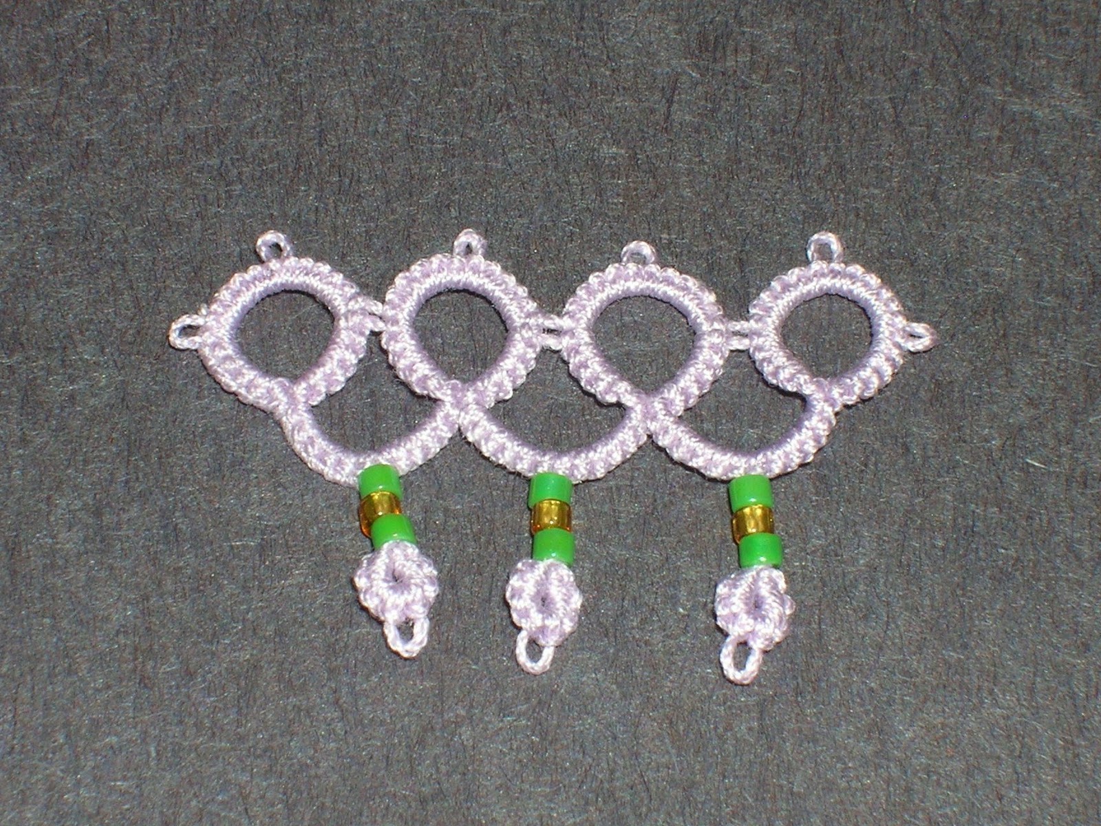 Tatting Fool Loop Tatted Rings How and Why