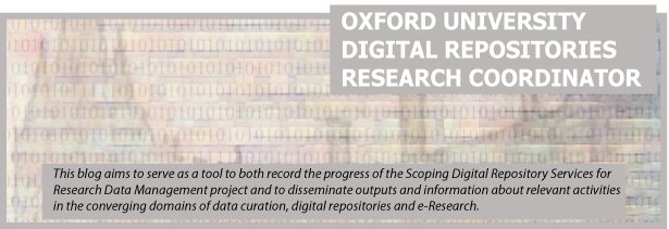 Oxford University Digital Repositories Research Co-ordinator