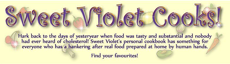 Sweet Violet Cooks!