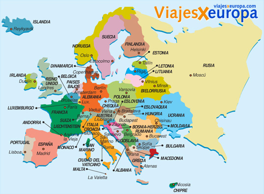Victor: Mapa Político de Europa
