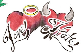 Love/Hate Tattoo