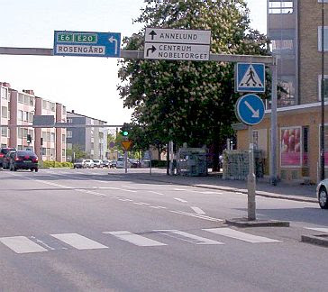 Malmö: Rosengård sign