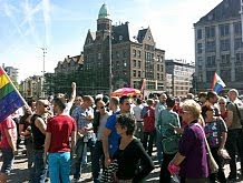 Amsterdam -- gay demo #2