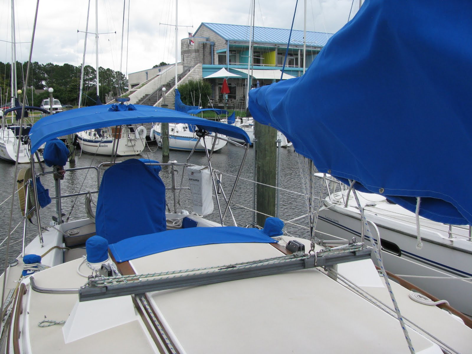 Creative Drapery Designs and Full Moon Canvas Co. Boat Canvas Work