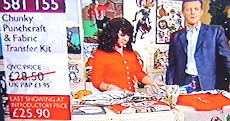 Andrea Webster demonstrates Chunky Punch Craft on QVC