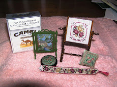 Some miniature embroidery kits from Janet Granger
