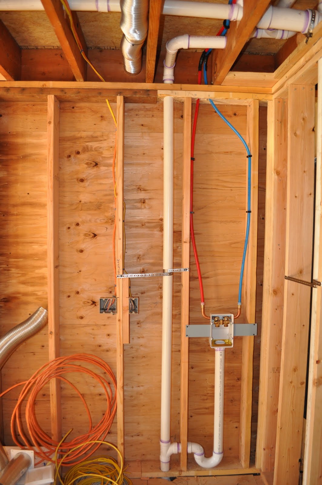 The Grange House Plumbing and Start of Outside Trim