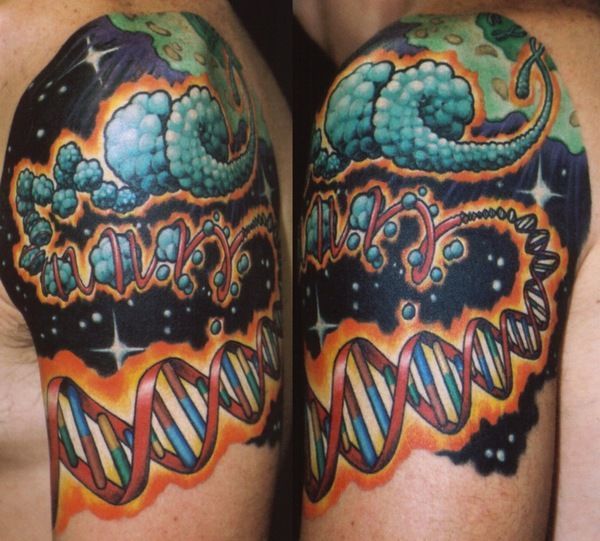 Hip Scientific Tattoos: Evolution Ink, DNA Helix Tattoos, Periodic Table of 