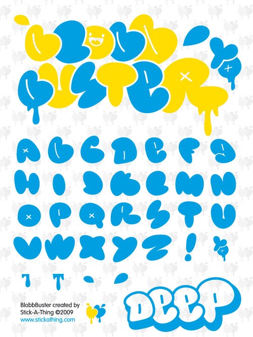 bubble letters font in word