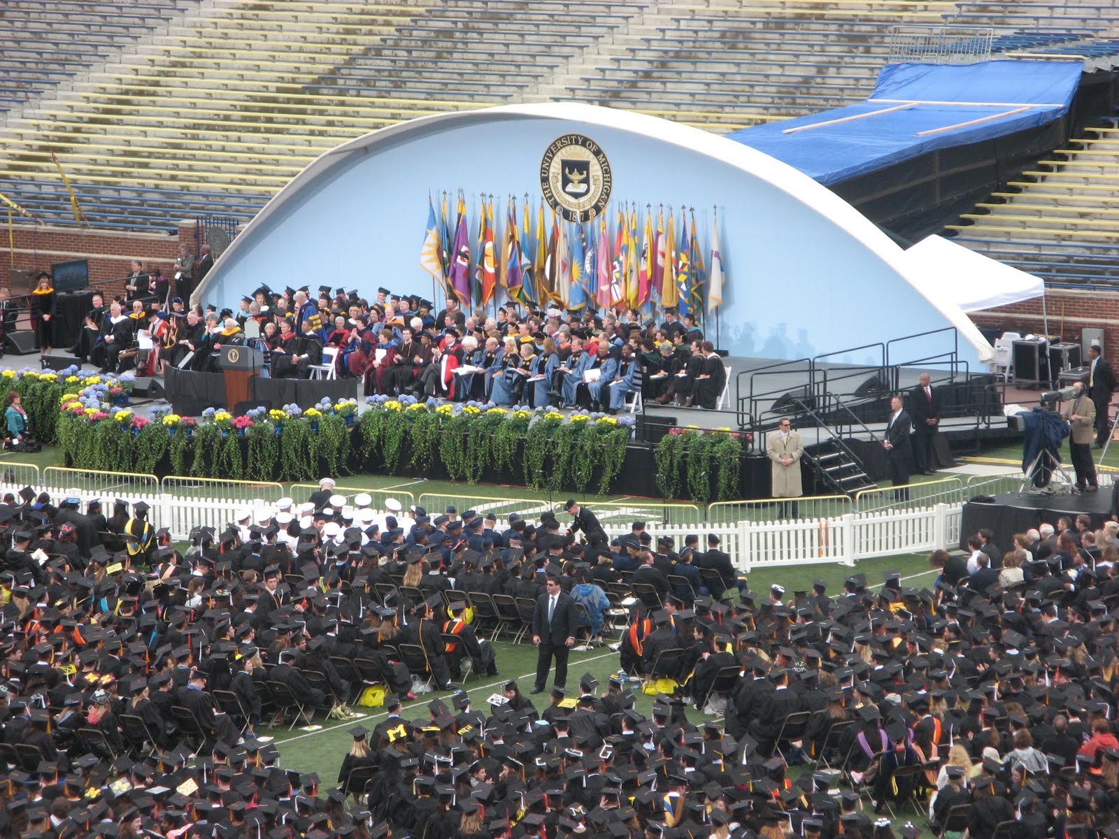 Melanie Grimes' Blog Obama University of Michigan Graduation