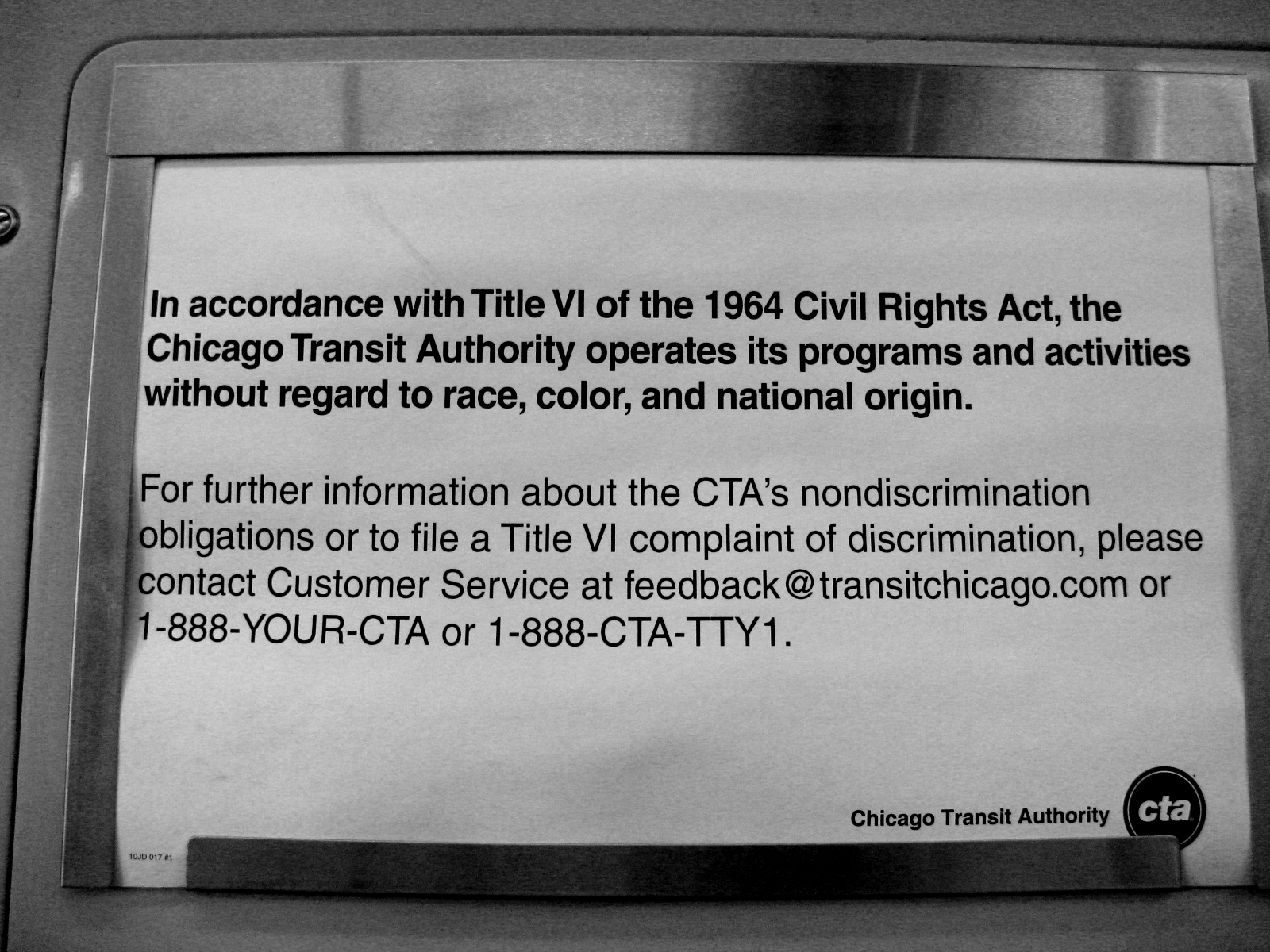 Chicago Photos: Title VI of the 1964 Civil Rights Act