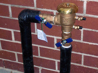 CMG Sprinklers and Drains: Above ground backflow valve info.