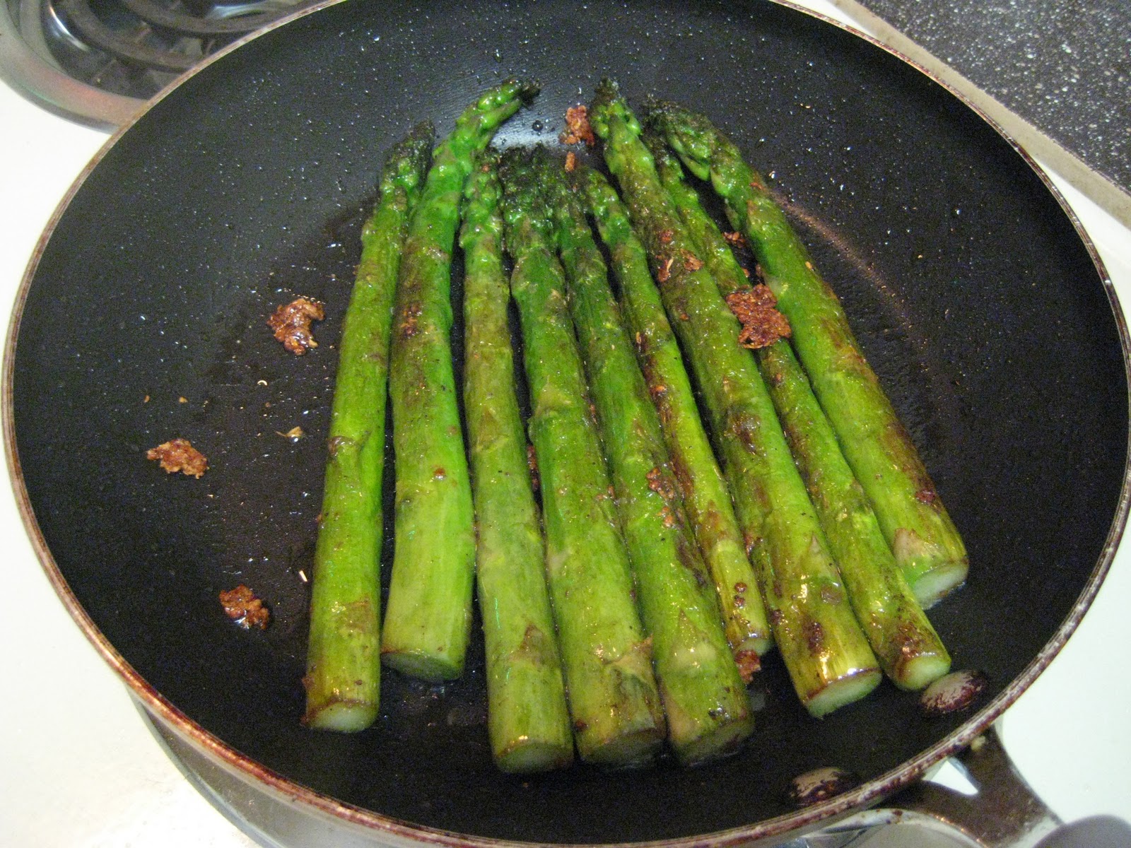 Our Culinary Adventures Pan Seared Asparagus