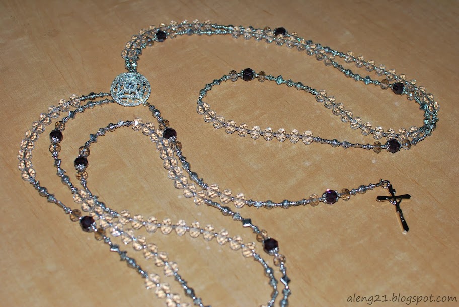 Life as I Know It diy rosary wedding cord