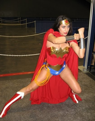 Wonder Woman cosplay at WonderCon 2007 by Team Misaki Studios