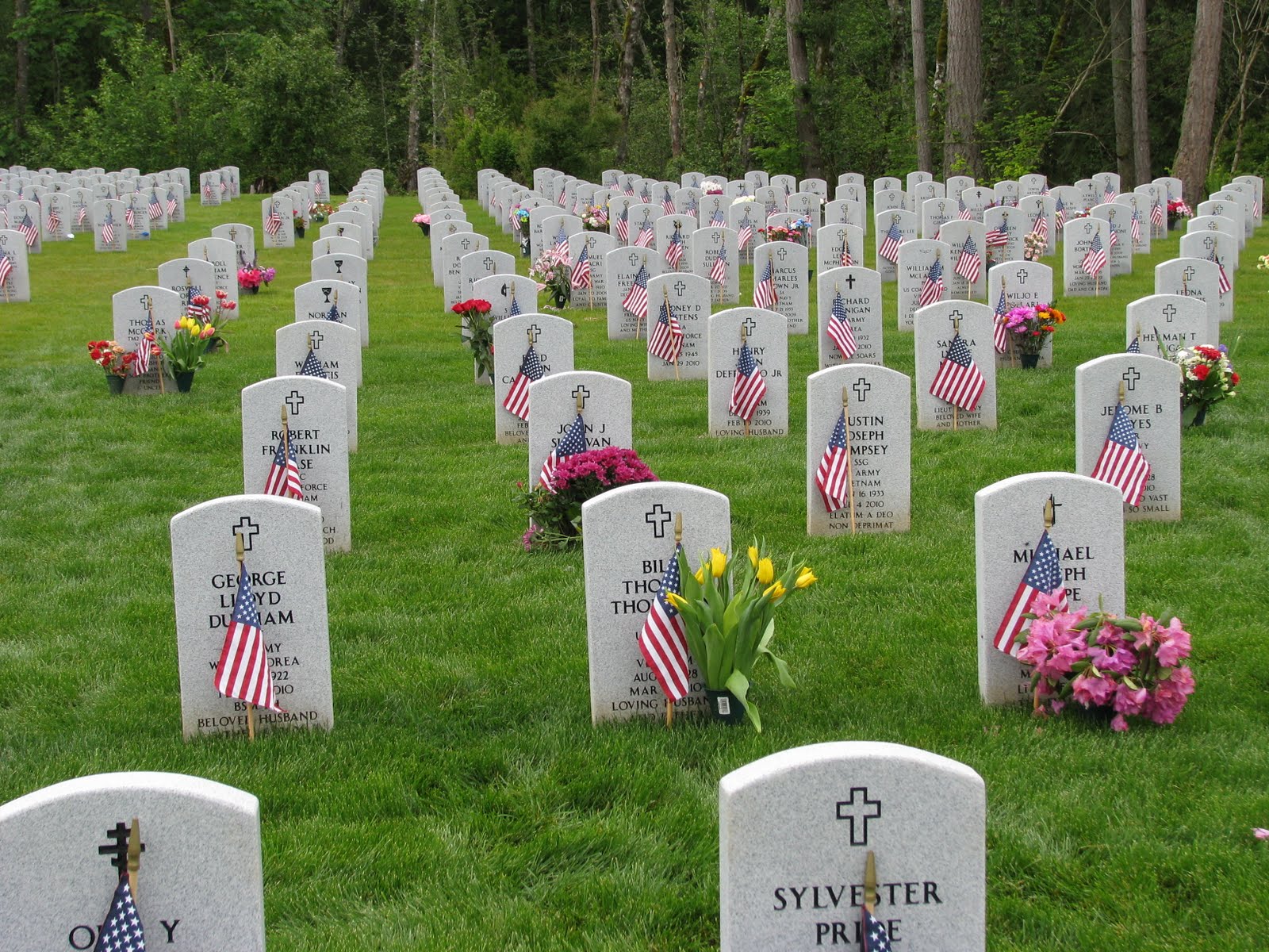 Dryad's Haven Tahoma National Cemetery Memorial Day 2010