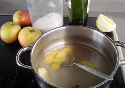 ingredientes para elaborar compota de manzana