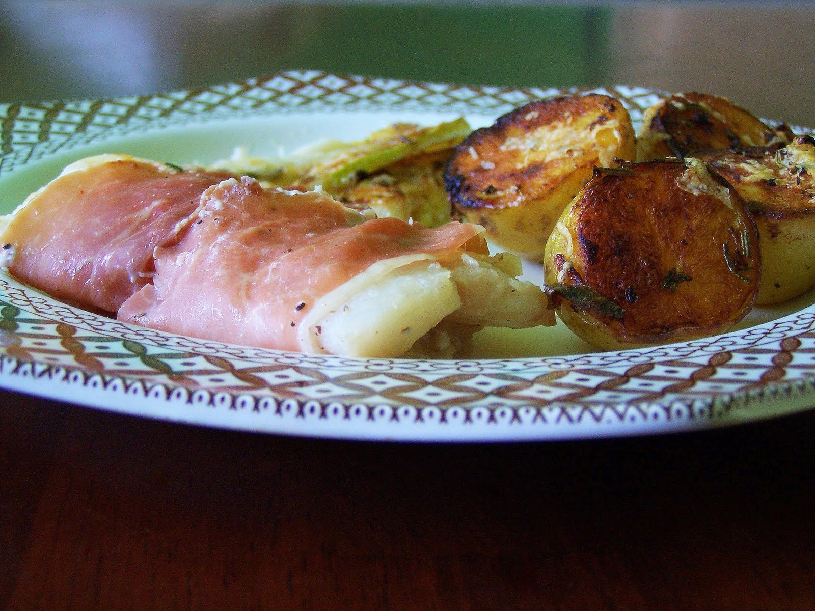 Meal Planning Made Simple Prosciutto Wrapped Cod with Roatsed Parmesan