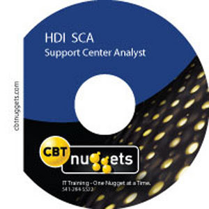 IT Training Site: CBT Nuggets Help Desk Institute HDI Support Center