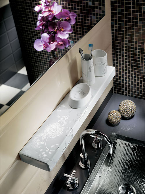 Sense of Chanel Modern Ceramic Bathroom Accessories
