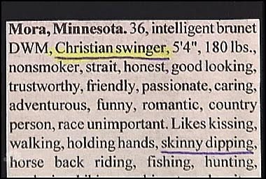 Newspapers with dating adverts