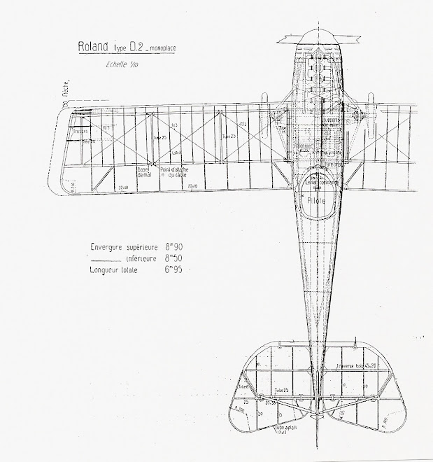 Roland D.II Draufsicht