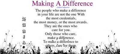 Making a Difference