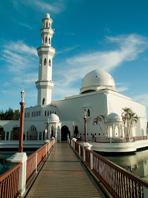 The Floating Masjid Of Terengganu Malaysia