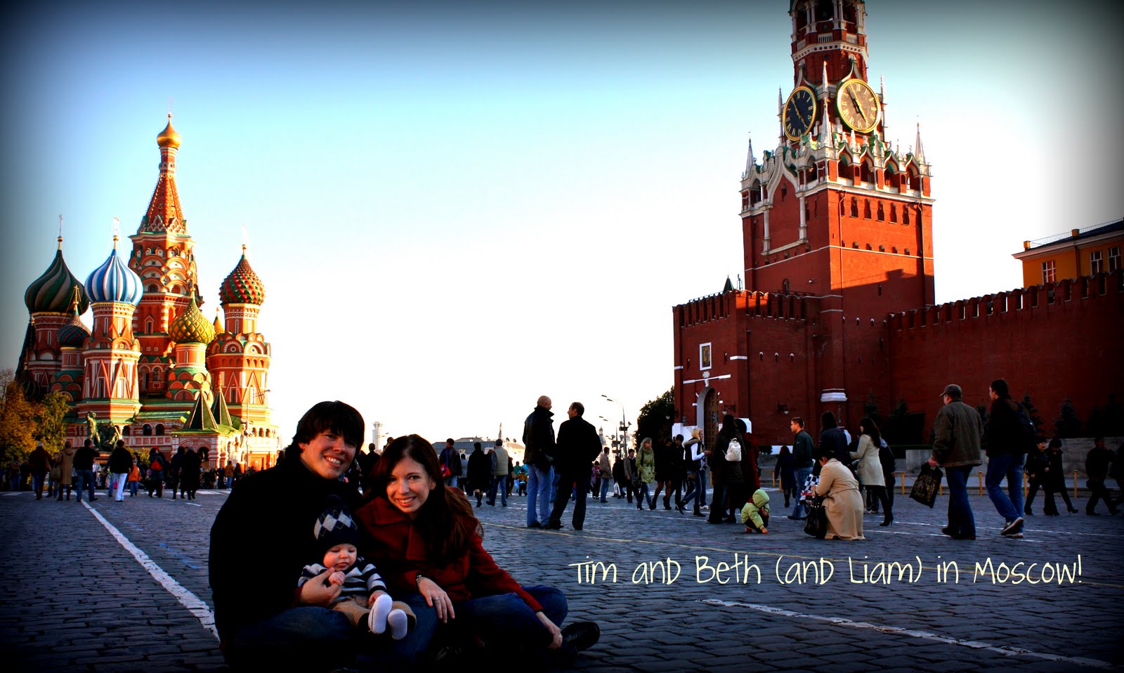 Tim and Beth in Moscow!