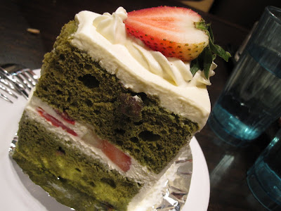 Tampopo, green tea chiffon cake