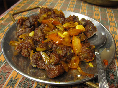 New Everest Kitchen, spicy chicken gizzards