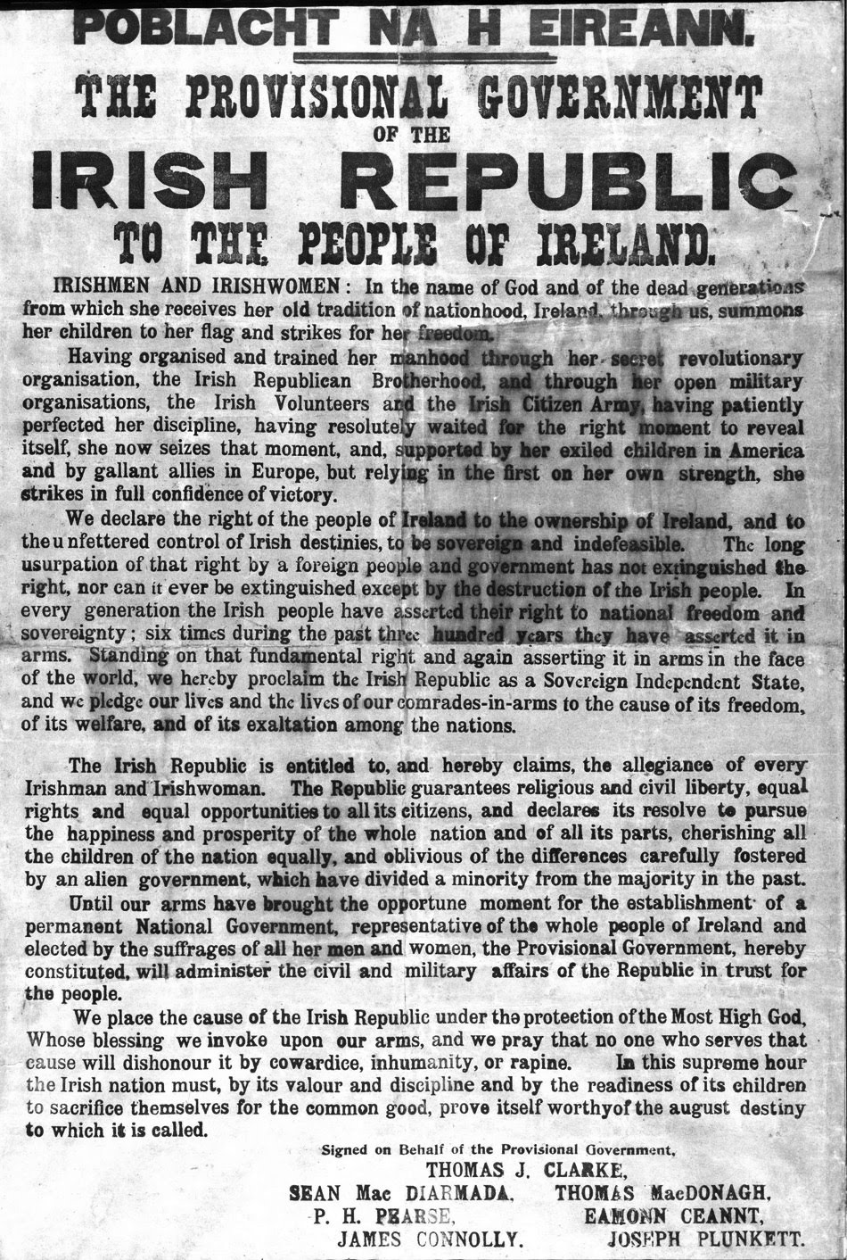 Proclamation of the irish republic essay example 08 image