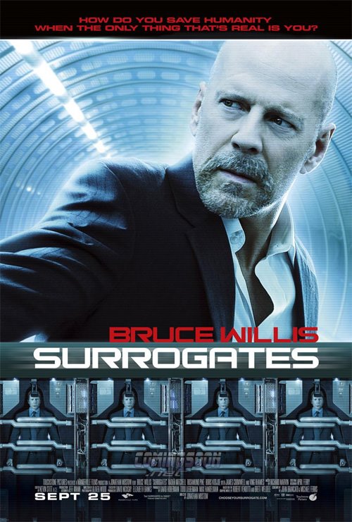SURROGATES poster [click to enlarge]