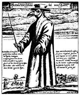 traje de un medico epoca de la peste negra
