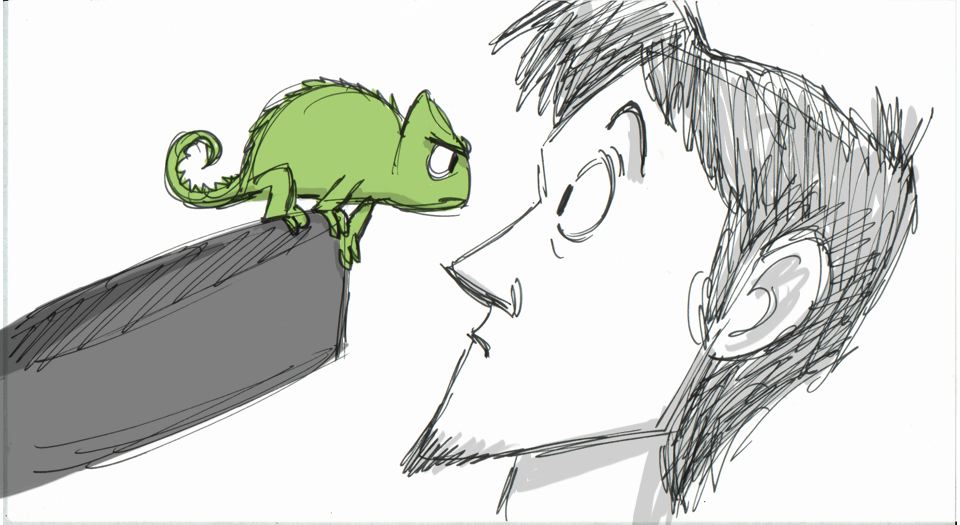 Pascal the Chameleon Evolution / Rapunzel's pet (Tangled) 